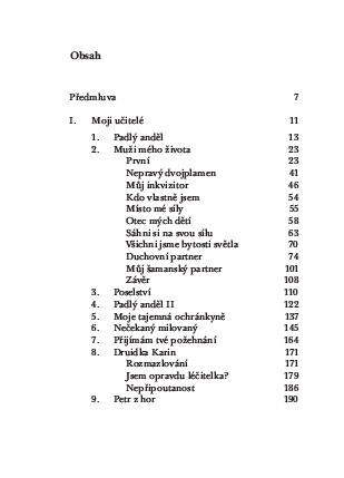 Cesta lecitelky obsah